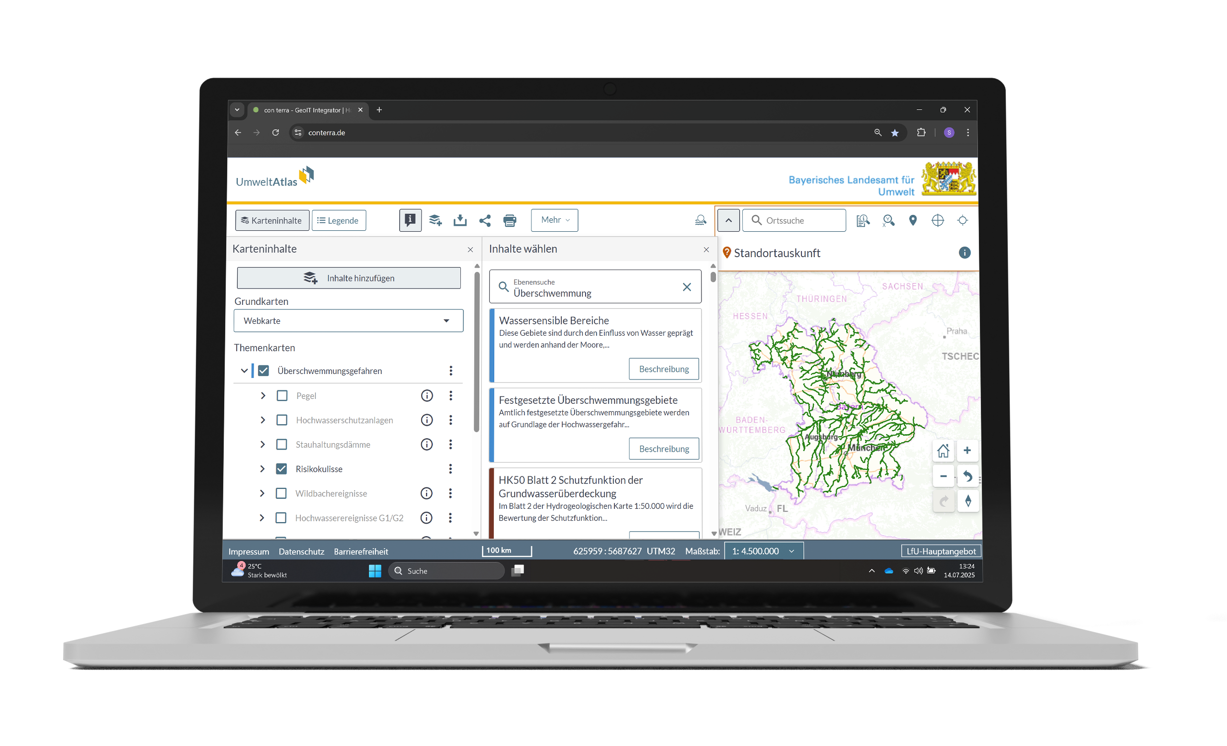map.apps Umweltatlas Bayern
