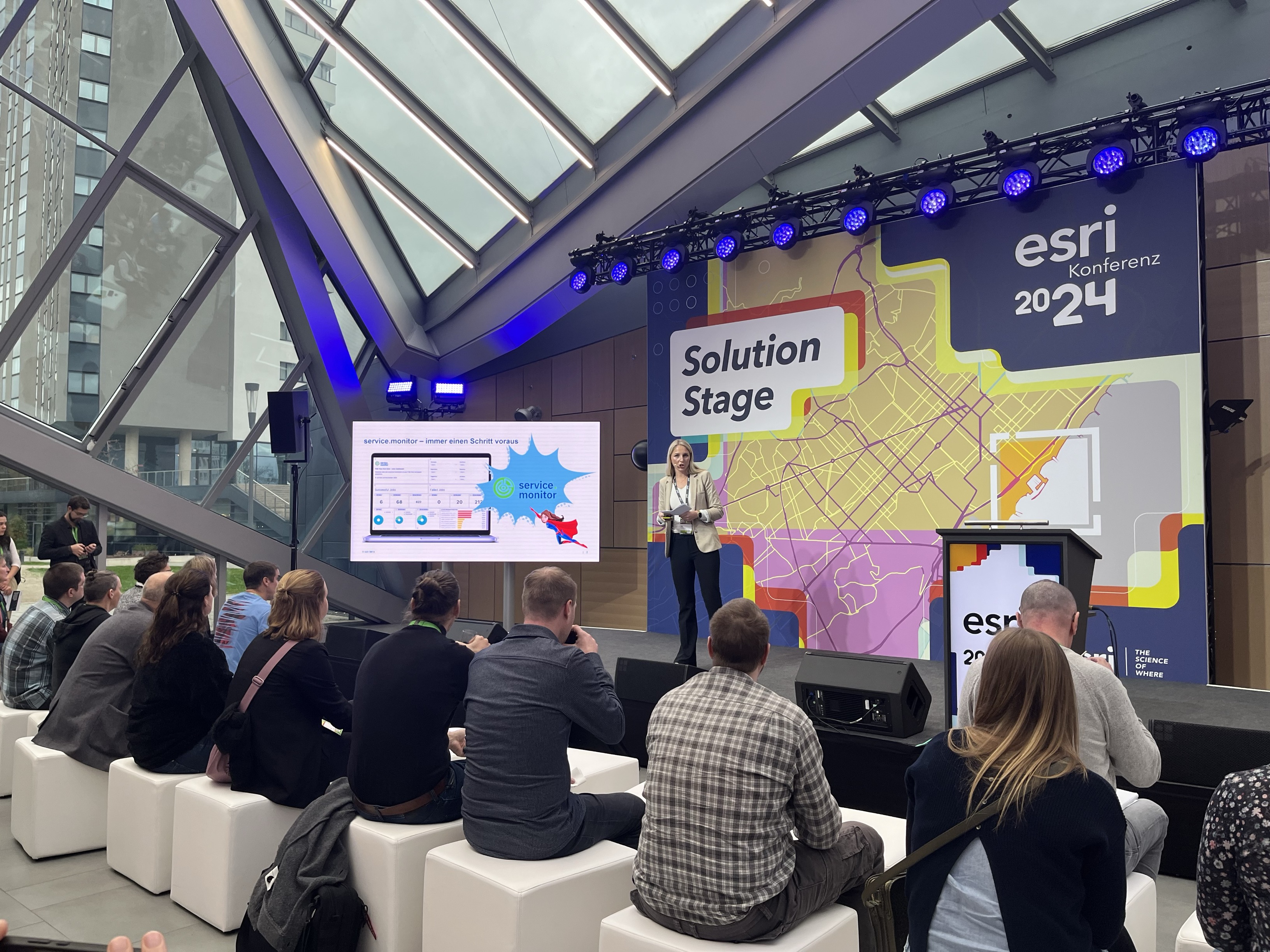 Esri Konferenz Solution Stage 