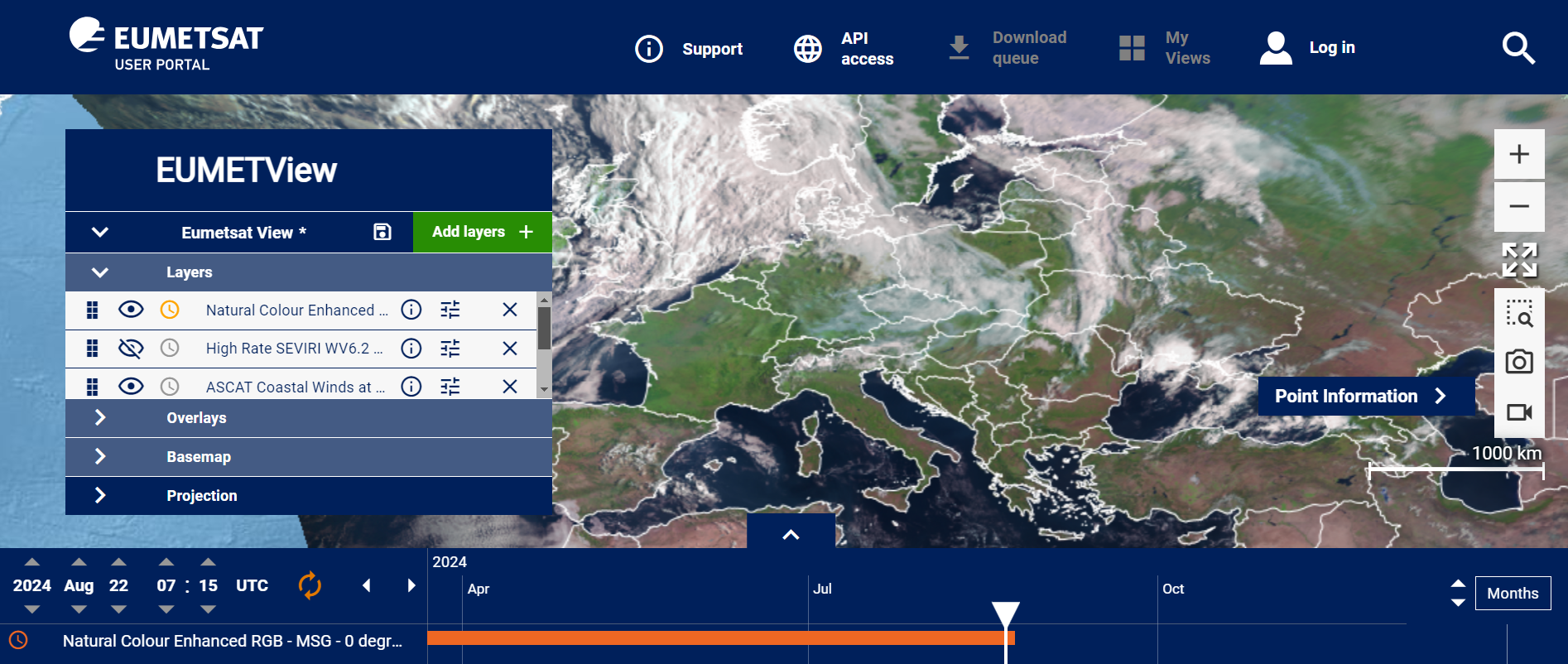 EUMETSAT User Portal